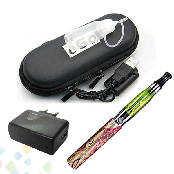 

Popular Electronic Cigarette Ego Q CE4 Single Kit with 650 900 1100mah Battery Atomizer USB Charger Zipper Case DHL Free