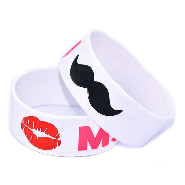 50pcs kiss my moustache silicone rubber bracelet white 1 inch wide ink filled logo fashion gift, Black
50pcs kiss my moustache silicone rubber bracelet white 1 inch wide ink filled logo fashion gift, Black