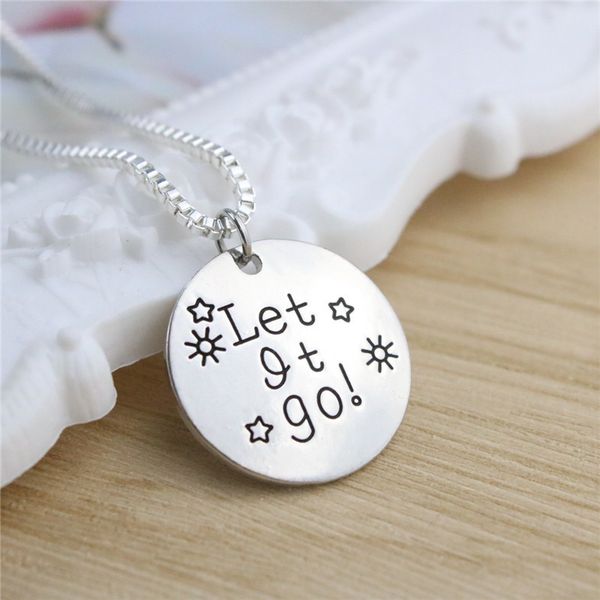 fashion necklace let it go moon sun letters necklace long lucky silver necklaces for women gift
fashion necklace let it go moon sun letters necklace long lucky silver necklaces for women gift