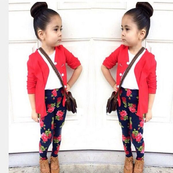 wholesale- ccs258 3 pcs roupas infantis menina t-shirt + cardigan + printing pants leggings child clothes girl suits retail, White
wholesale- ccs258 3 pcs roupas infantis menina t-shirt + cardigan + printing pants leggings child clothes girl suits retail, White