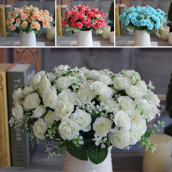 wholesale- charming delightful 15 buds 1 bouquet mini rose artificial silk flower decoration bridal home decal
wholesale- charming delightful 15 buds 1 bouquet mini rose artificial silk flower decoration bridal home decal