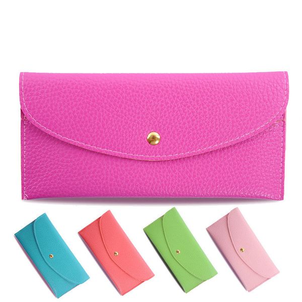 2017 fashion candy color lady wallets pu leather credit card tote envelope clutch bags for women wallet purse coin bag pouch dhl, Red;black
2017 fashion candy color lady wallets pu leather credit card tote envelope clutch bags for women wallet purse coin bag pouch dhl, Red;black