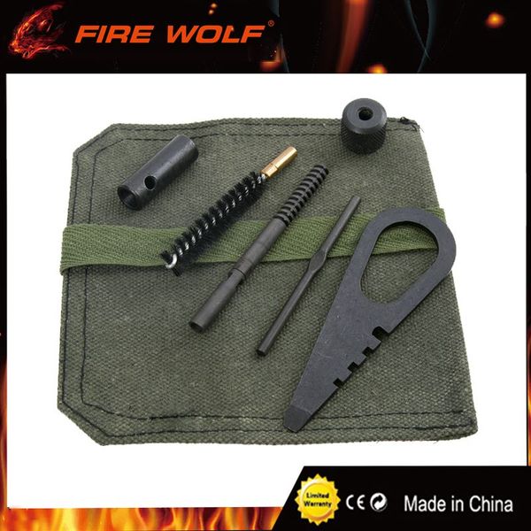 FIRE WOLF Mosin Nagant Rifle 6 Piece Cleaning Kit w/Pouch New in Sealed Pack New For Hunting
FIRE WOLF Mosin Nagant Rifle 6 Piece Cleaning Kit w/Pouch New in Sealed Pack New For Hunting