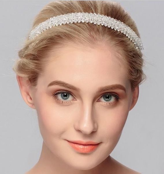 luxurious handmade crystal rhinestones wedding head band bridal hair accessorie headpieces silver- tone bridal head piece, Slivery;golden
luxurious handmade crystal rhinestones wedding head band bridal hair accessorie headpieces silver- tone bridal head piece, Slivery;golden