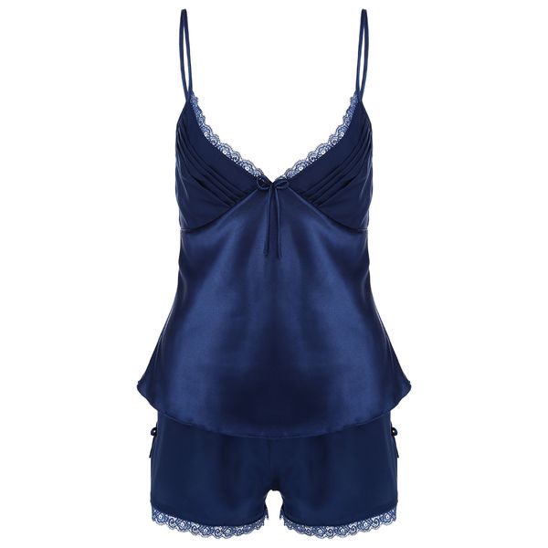 wholesale- women nightgown pajama sets lady spaghetti strap lace silk satin pyjamas set sleeveless pijama set sleepwear 2017 hot, Black;red
wholesale- women nightgown pajama sets lady spaghetti strap lace silk satin pyjamas set sleeveless pijama set sleepwear 2017 hot, Black;red