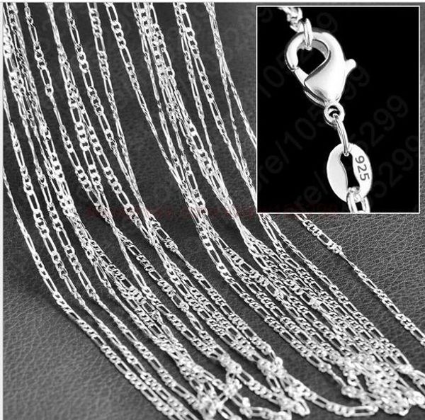 20pcs/lot 2mm 925 silver plated figaro bone chain necklace chain jewelry fit for pendant accessories chains clavicle chain 16-30 inch
20pcs/lot 2mm 925 silver plated figaro bone chain necklace chain jewelry fit for pendant accessories chains clavicle chain 16-30 inch