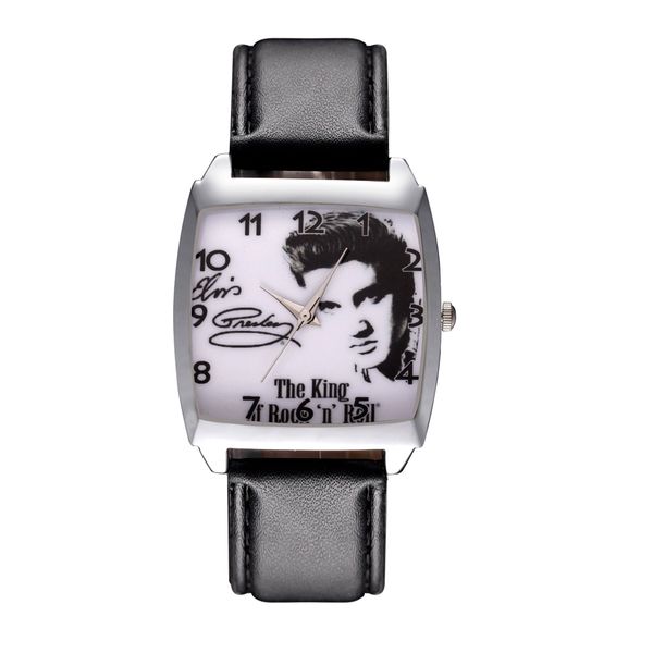 watches wristwatches cartoon boy women's girl children students the king style rectangle dial black leather strap quartz wrist watch 12, Silver
watches wristwatches cartoon boy women's girl children students the king style rectangle dial black leather strap quartz wrist watch 12, Silver