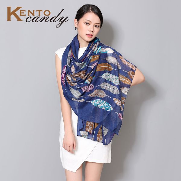 

wholesale-feather scarf women sping 2016 new fashion flower shawl hijab cape wrap foulard echarpes foulards femme collar viscose scarves, Blue;gray