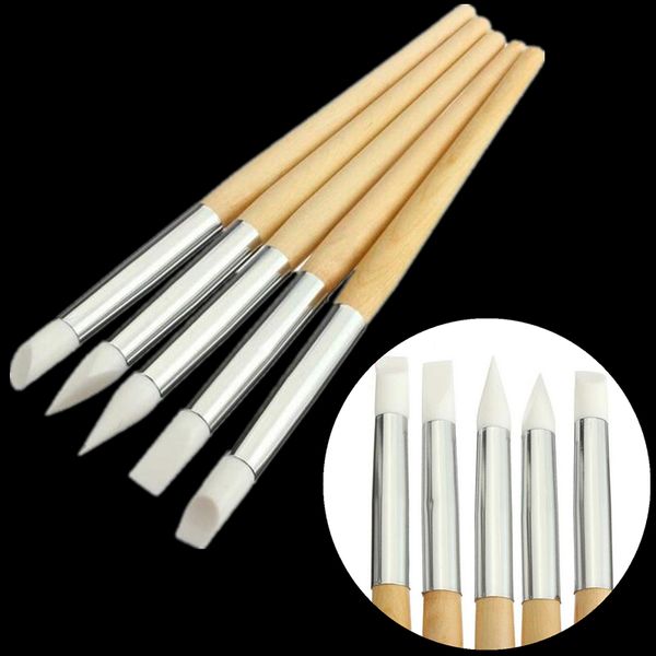 5pcs silicone carving pen nail art acrylic design brushes painting silicone engraving pen nail brush nails tools, Yellow
5pcs silicone carving pen nail art acrylic design brushes painting silicone engraving pen nail brush nails tools, Yellow