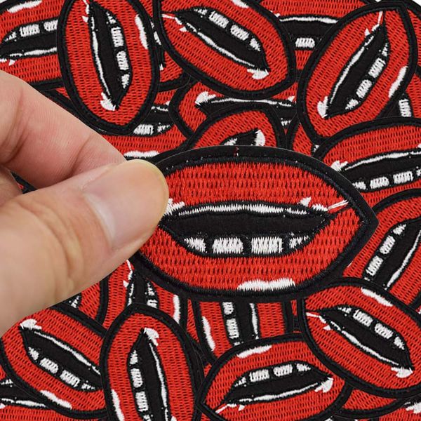 diy patches for clothing iron embroidered patch applique iron on lips patches sewing accessories badge stickers for clothes bags dz-069, Black
diy patches for clothing iron embroidered patch applique iron on lips patches sewing accessories badge stickers for clothes bags dz-069, Black