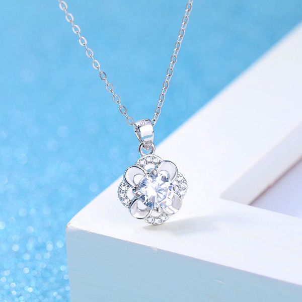 silver plated necklace wedding crystal jewelry pendant flower bloom shaped vintage infinity new charms gift necklace
silver plated necklace wedding crystal jewelry pendant flower bloom shaped vintage infinity new charms gift necklace