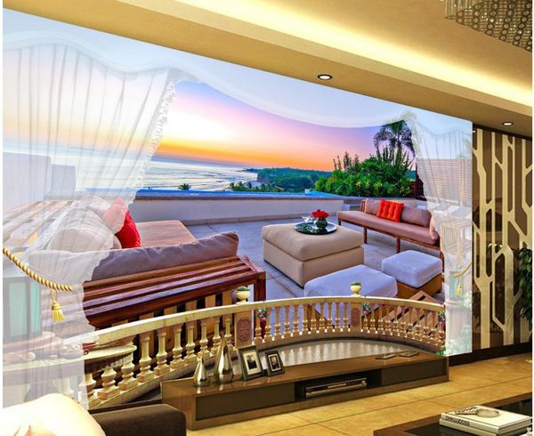 3d seaview sightseeing terrace tv background decorative wall wallpaper for walls 3 d for living room
3d seaview sightseeing terrace tv background decorative wall wallpaper for walls 3 d for living room
