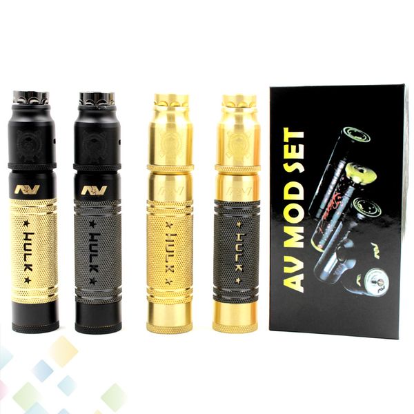 Newest AV Hulk Kit with Battle RDA Brass Copper Material Fit 18650 Battery 24mm HULK Mods Electronic Cigarette DHL Free
Newest AV Hulk Kit with Battle RDA Brass Copper Material Fit 18650 Battery 24mm HULK Mods Electronic Cigarette DHL Free