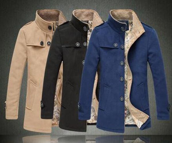 han edition long big man winter in europe and the high-quality goods yards and pile grade cloth trench coat / m-5xl, Black
han edition long big man winter in europe and the high-quality goods yards and pile grade cloth trench coat / m-5xl, Black