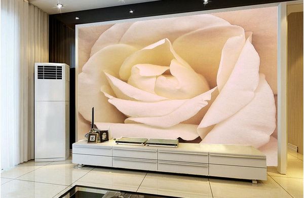 hd romantic rose fresco background wall mural 3d wallpaper 3d wall papers for tv backdrop