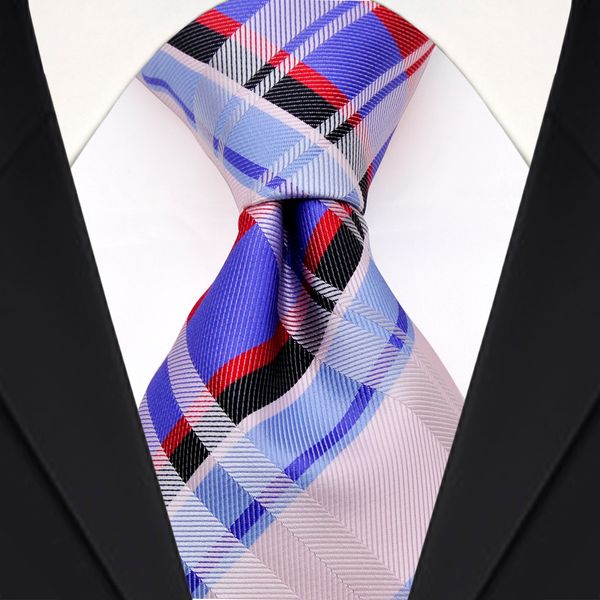 t091 scottish tie necktie checked men's brand red wholesale plaid multicolor white blue jacquard new silk woven casual business formal, White;black
t091 scottish tie necktie checked men's brand red wholesale plaid multicolor white blue jacquard new silk woven casual business formal, White;black