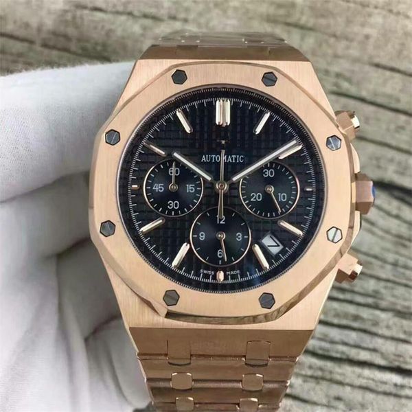 high stainless men quality quartz mens rose watches steel chronograph satch gold reloj montre business wristwatches fsubl, Slivery;brown
high stainless men quality quartz mens rose watches steel chronograph satch gold reloj montre business wristwatches fsubl, Slivery;brown