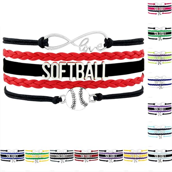Пользовательские-Бесконечность Любовь Софтбол Очарование Обернуть Команда Браслеты Для Женщин Мужчин Широкий Спектр Цветов Кожаный Браслет Ювелирных Изделий
Пользовательские-Бесконечность Любовь Софтбол Очарование Обернуть Команда Браслеты Для Женщин Мужчин Широкий Спектр Цветов Кожаный Браслет Ювелирных Изделий