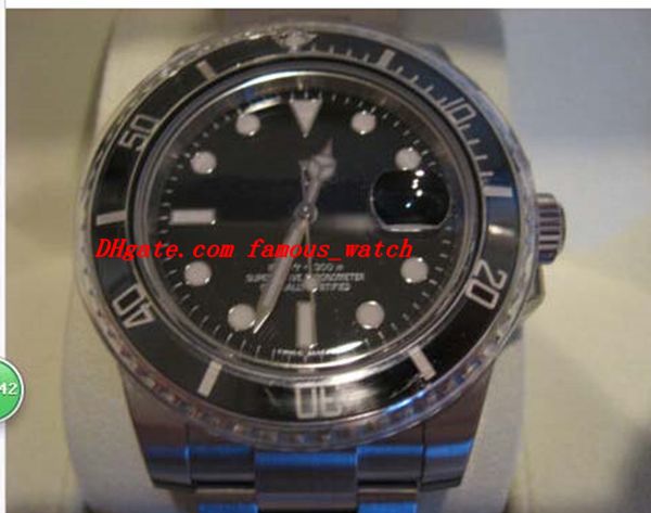 factory supplier sapphire ceramic bezel dial 16610 116610 black dial grid stainless steel automatic mens men's watch watches, Slivery;brown
factory supplier sapphire ceramic bezel dial 16610 116610 black dial grid stainless steel automatic mens men's watch watches, Slivery;brown