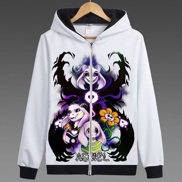 wholesale- japan game undertale coat skeleton zipper hoodies anime cosplay, Black
wholesale- japan game undertale coat skeleton zipper hoodies anime cosplay, Black