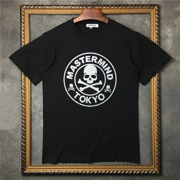 2017 summer new school skull head t shirts japanese short sleeve t shirt golden print mastermind tokyo tee, White;black
2017 summer new school skull head t shirts japanese short sleeve t shirt golden print mastermind tokyo tee, White;black