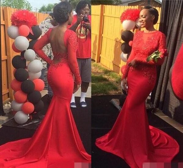 long prom dresses 2017 floor length stretch satin red mermaid formal evening gowns vestido de festa, Black
long prom dresses 2017 floor length stretch satin red mermaid formal evening gowns vestido de festa, Black