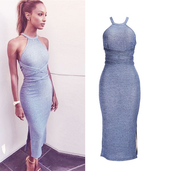 new fahsion women/lady o neck backless bandage bodycon sleeveless silm girls party club evening long dresses, Black;gray
new fahsion women/lady o neck backless bandage bodycon sleeveless silm girls party club evening long dresses, Black;gray