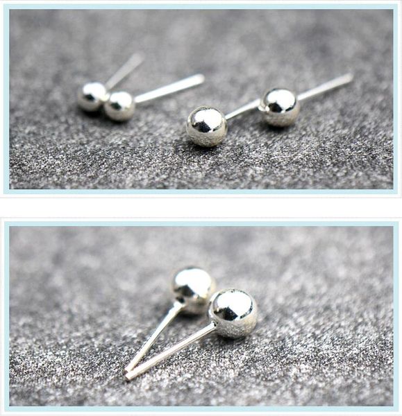 manual smooth surface round beads 2mm-6mm mini peas sterling silver 925 anti allergic earring stud ear nail, Golden;silver
manual smooth surface round beads 2mm-6mm mini peas sterling silver 925 anti allergic earring stud ear nail, Golden;silver