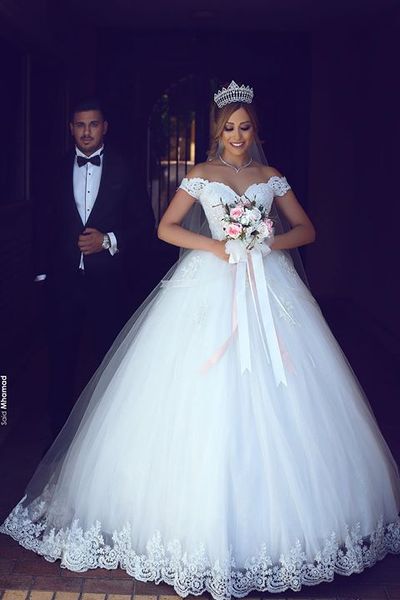new a-line princess wedding dresses 2021 off the shoulder bridal gown romantic lace appliques tulle beads, White
new a-line princess wedding dresses 2021 off the shoulder bridal gown romantic lace appliques tulle beads, White