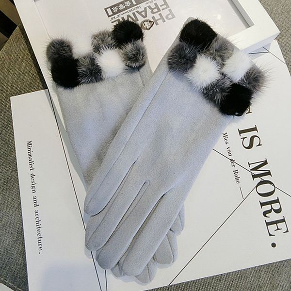 wholesale- new fashion winter gloves women touch screen wool gloves elegant lovely hair ball warm gloves christmas gifts, Blue;gray
wholesale- new fashion winter gloves women touch screen wool gloves elegant lovely hair ball warm gloves christmas gifts, Blue;gray