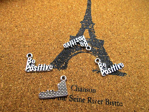 120pcs-be positive charms, antique tibetan silver be positive charms pendants 12x16mm, Bronze;silver
120pcs-be positive charms, antique tibetan silver be positive charms pendants 12x16mm, Bronze;silver