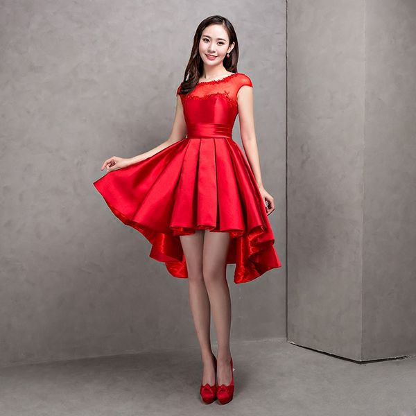 brand new 2017 evening dresses glamorous backless bride gown short front long back ball prom party homecoming/graduation formal dress, Black;red
brand new 2017 evening dresses glamorous backless bride gown short front long back ball prom party homecoming/graduation formal dress, Black;red