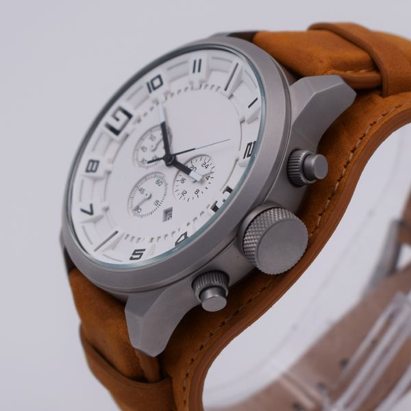 calendar belt delivery lujo men's six quartz multifunction sports watches chronograph pin wholesale reloj leisure buckle watches d uaei, Slivery;brown
calendar belt delivery lujo men's six quartz multifunction sports watches chronograph pin wholesale reloj leisure buckle watches d uaei, Slivery;brown