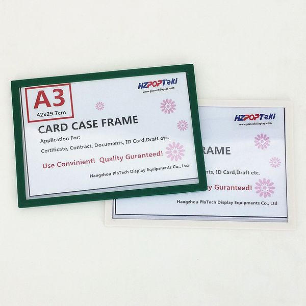 a3 plastic pop paper sign card price label display show case frame on retail store shelf promotion sticked by magnetic or tape 10pcs
a3 plastic pop paper sign card price label display show case frame on retail store shelf promotion sticked by magnetic or tape 10pcs