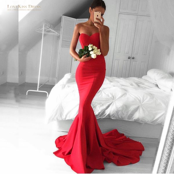 classical women prom dress sweetheart off shoulder long mermaid evening dress red prom evening dress with long train, Black
classical women prom dress sweetheart off shoulder long mermaid evening dress red prom evening dress with long train, Black