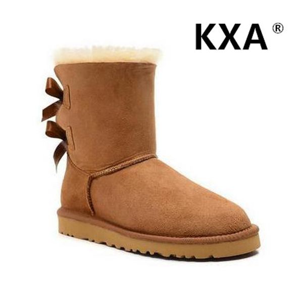 wholesale-kxa genuine cowhide leather women snow boots warm bowknot boots ribbon bailey bow winter snow boots size 4-13, Black
wholesale-kxa genuine cowhide leather women snow boots warm bowknot boots ribbon bailey bow winter snow boots size 4-13, Black