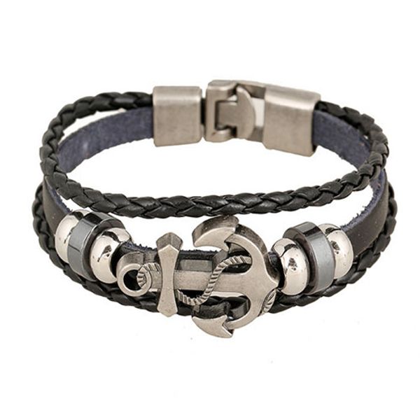 modyle fashion jewelry multilayer stainless steel anchor bracelet for women leather bracelets & bangles men jewelry ing, Golden;silver
modyle fashion jewelry multilayer stainless steel anchor bracelet for women leather bracelets & bangles men jewelry ing, Golden;silver