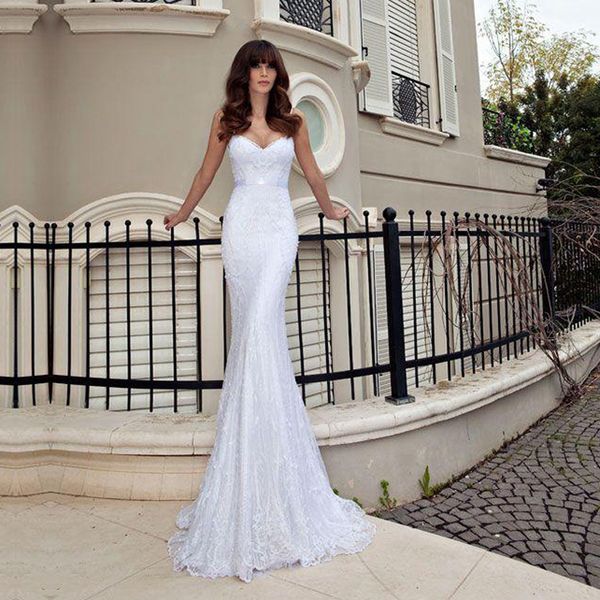 Fashionable Long Mermaid Wedding Dresses 2019 Newest Sexy Backless Lace Bridal Gowns Court Train Sash Wedding Gown Vestidos De Novia
Fashionable Long Mermaid Wedding Dresses 2019 Newest Sexy Backless Lace Bridal Gowns Court Train Sash Wedding Gown Vestidos De Novia