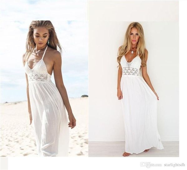 female female sling halter dress lace stitching chiffon and elegant fashion 2017 summer new ouc252, White;black
female female sling halter dress lace stitching chiffon and elegant fashion 2017 summer new ouc252, White;black