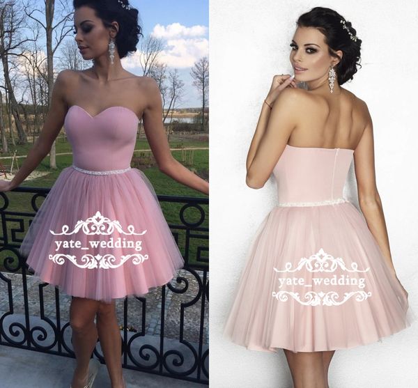 simple nude pink short tulle prom dresses sweetheart strapless satin short homecoming dresses elegant evening party dresses zipper up, Black
simple nude pink short tulle prom dresses sweetheart strapless satin short homecoming dresses elegant evening party dresses zipper up, Black