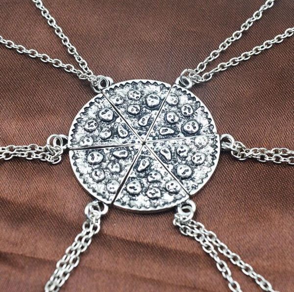 gift new necklace six splicing good friends couple friendship pizza necklace wfn397 (with chain) mix order 20 pieces a lot, Silver
gift new necklace six splicing good friends couple friendship pizza necklace wfn397 (with chain) mix order 20 pieces a lot, Silver