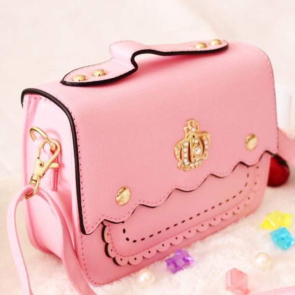 children fashion girl bag new messenger princess cute crown handbag bag baby xgjte, Red;black
children fashion girl bag new messenger princess cute crown handbag bag baby xgjte, Red;black