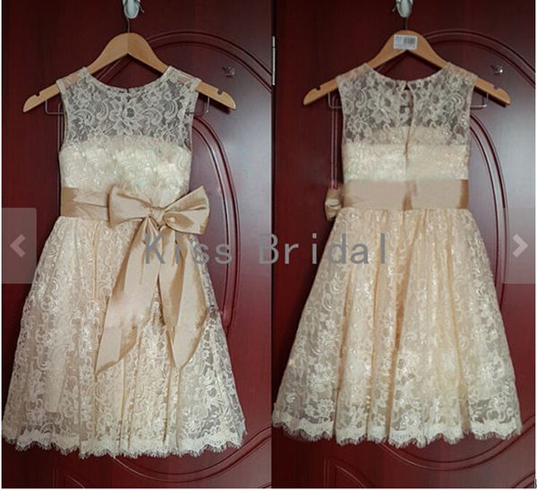 new lace flower girl dresses with sashes real wedding party pageant communion dress for little girls kids/children dress, White;blue
new lace flower girl dresses with sashes real wedding party pageant communion dress for little girls kids/children dress, White;blue