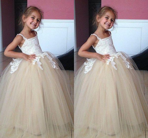 spaghetti strap lace tulle custom cute little flower girl dress floor length hand made flowers kids prom birthday dress 64, White;blue
spaghetti strap lace tulle custom cute little flower girl dress floor length hand made flowers kids prom birthday dress 64, White;blue