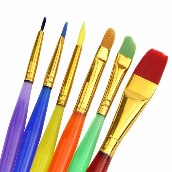 wholesale- 6pcs colorful diy paint brushes brush toys art artist supplies for kids girls child
wholesale- 6pcs colorful diy paint brushes brush toys art artist supplies for kids girls child