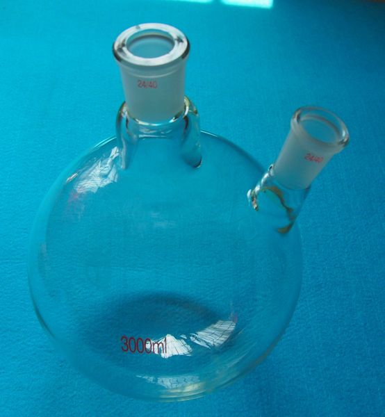 wholesale- 3000ml,24/40,2-necks,round bottom glass flask,two necks,3 litre,lab boiling vessel
wholesale- 3000ml,24/40,2-necks,round bottom glass flask,two necks,3 litre,lab boiling vessel