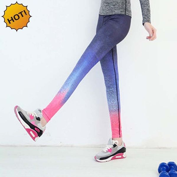 new outdoor fitness lady yoga skinny elastic compression tight pants women base layer gradient printed girls joggers long pants, Black;white
new outdoor fitness lady yoga skinny elastic compression tight pants women base layer gradient printed girls joggers long pants, Black;white