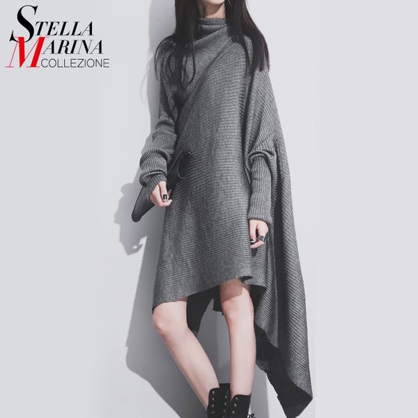 wholesale- new 2017 european fashion women knitted dress black grey scarf collar irregular casual vintage loose sweater dress knitwear 1803, White;black
wholesale- new 2017 european fashion women knitted dress black grey scarf collar irregular casual vintage loose sweater dress knitwear 1803, White;black