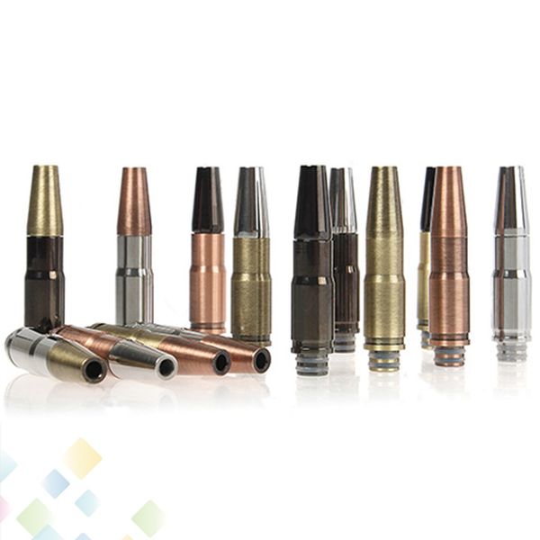 RDA Atomizer Bullet Drip Tip Dismountable Drip Tip high quality Copper SS Brass Black 4 colors for all RDA and 510 Rebuildable Atomizer
RDA Atomizer Bullet Drip Tip Dismountable Drip Tip high quality Copper SS Brass Black 4 colors for all RDA and 510 Rebuildable Atomizer
