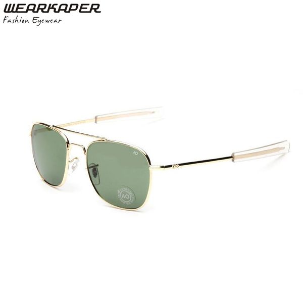 wholesale- wearkaper vintage classic ao logo sunglasses brand design fashion men square metal sun glasses eyewear oculos de sol masculino, White;black
wholesale- wearkaper vintage classic ao logo sunglasses brand design fashion men square metal sun glasses eyewear oculos de sol masculino, White;black